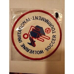WOLVERINE INVITATIONAL Michigan Soccer Tournament Patch New & Sealed